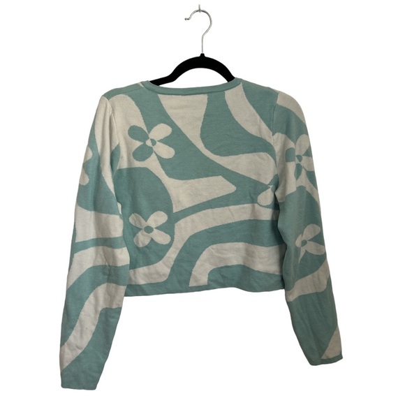 Pretty Garbage Cropped Cardigan & Tank Retro Floral Set- size L - Picture 2 of 8
